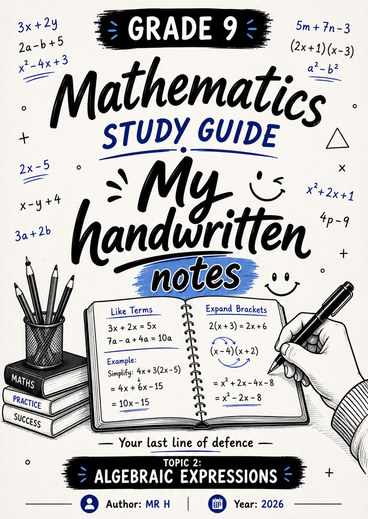 Grade 9 Algebraic Expressions Study Guide